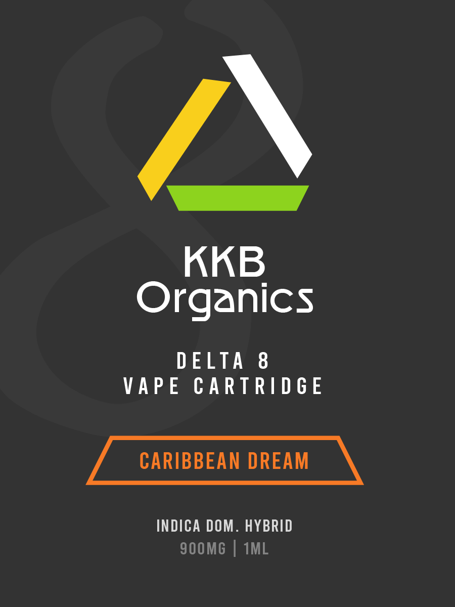 KKB Organics Vape Cartridge Front Design